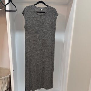 Old Navy Heather Gray Midi Dress